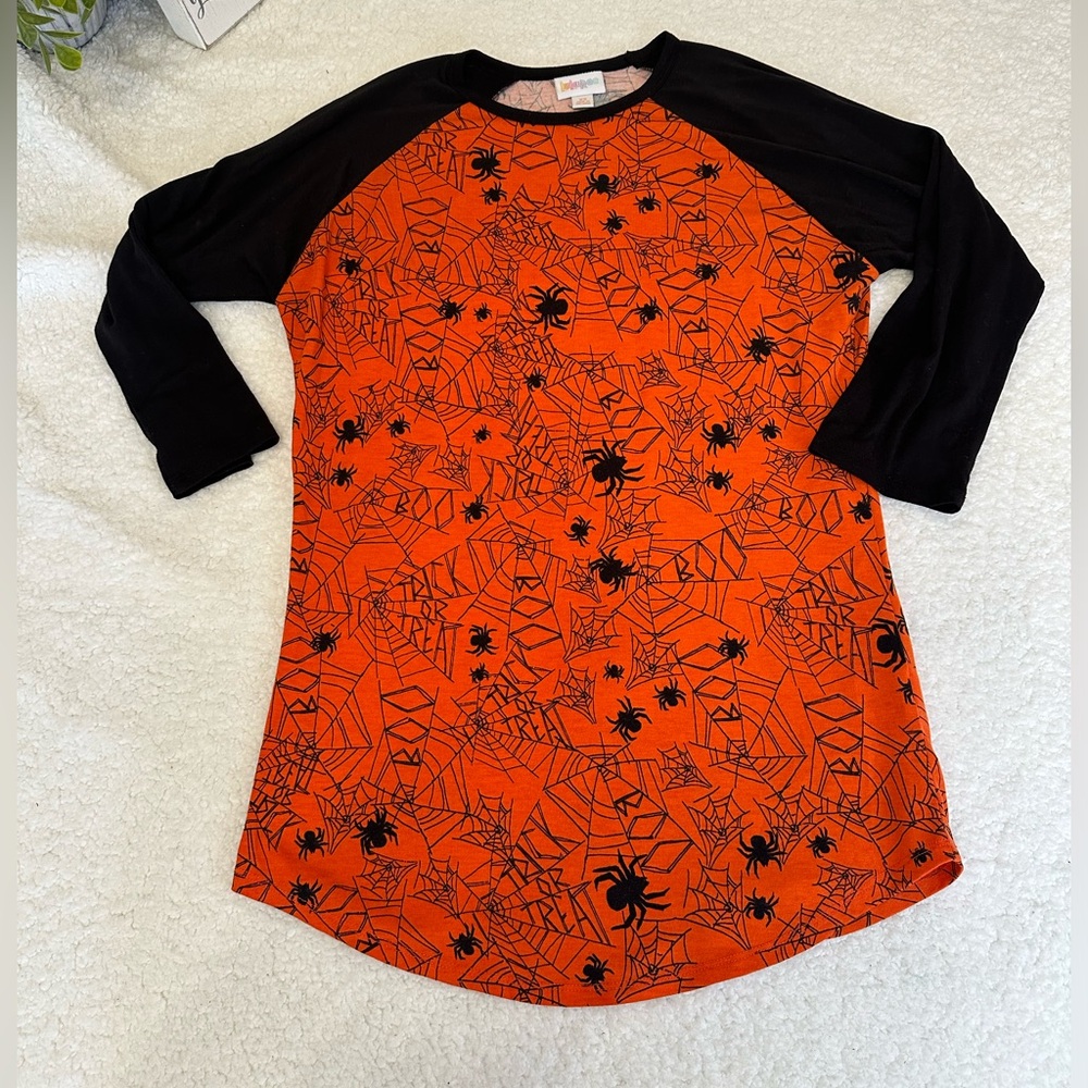 LulaRoe Randy Halloween raglan tee